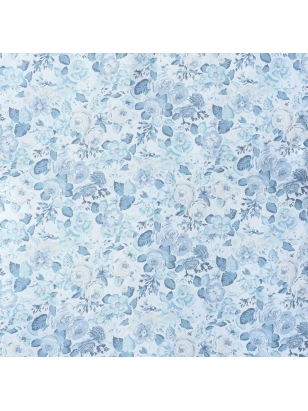 Beautiful ~ TWIN Quartet Blue & White Floral Comforter Set 100% Soft Cotton